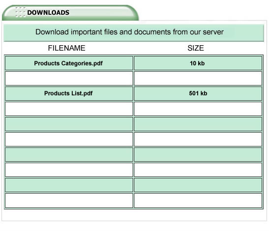 Download important files and documents from our server